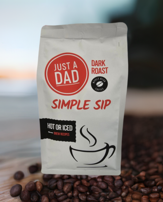 Just A DAD Simple Sip Whole Bean Coffee Dark Roast